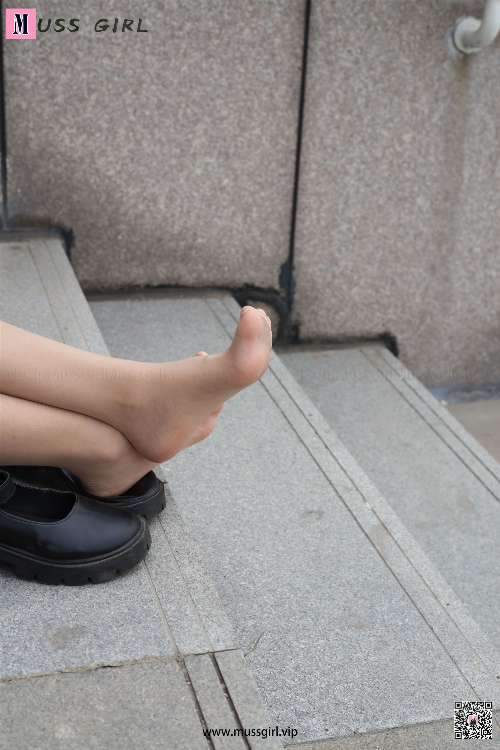 MussGirl慕丝女郎  NO.214 楼梯JK制服肉丝